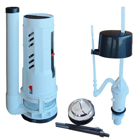 One Piece Toilet Dual Flush Fitting, Single Pcs Toilet Tank Syphon Set ...