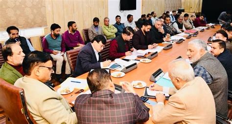 Ministers Javed Rana and Javid Dar review key issues in Baramulla ...