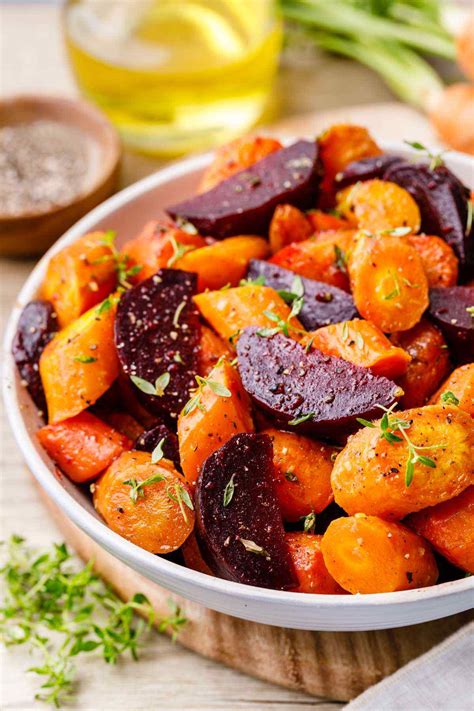 Sheet Pan Roasted Carrots and Beets (Easy Recipe) - Healthy Substitute