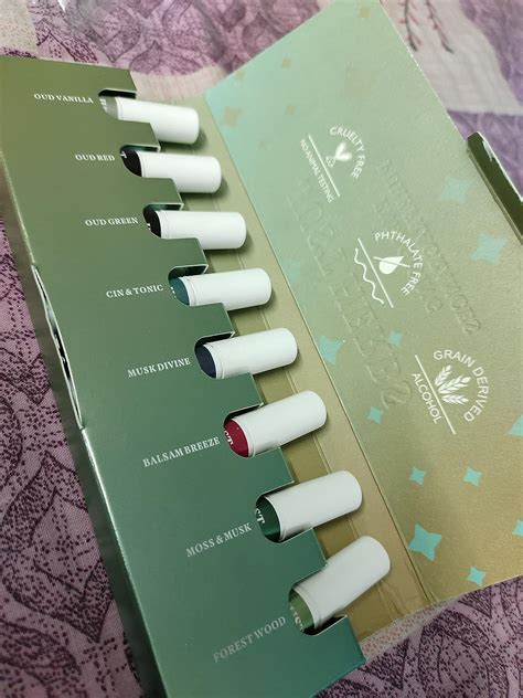 Just Herbs EDP Perfumes Trial Set of 8 x 3ml Long Lasting Pocket ...