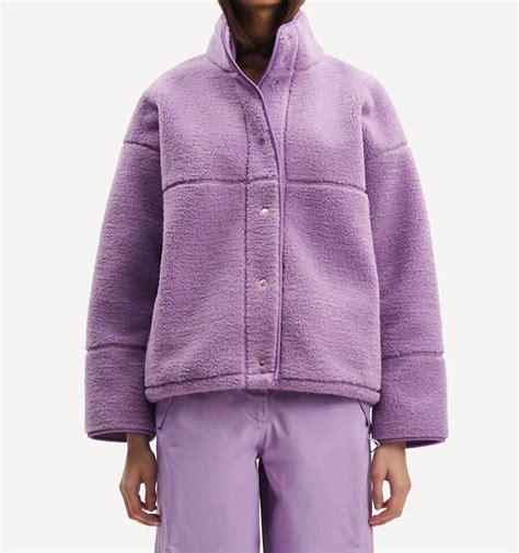 Buy SAMSOE Tamara Jacket - Purple At 36% Off | Editorialist