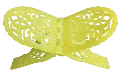 Yellow Acrylic Folding Quran Reading Stand