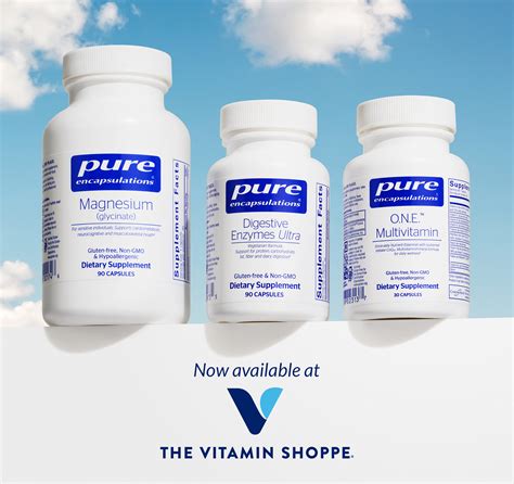 The Vitamin Shoppe® Launches Pure Encapsulations®, the #1 Most Recommended Professional ...
