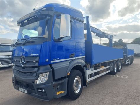 2018 MERCEDES BENZ ACTROS 2546 BRICK CRANE 44 TONNE DRAWBAR in ...