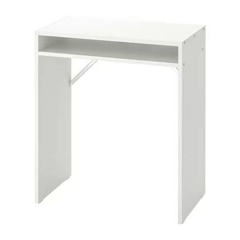 Ikea TORALD Compact Computer Desk, White, 65x40x75 cm, with Storage ...