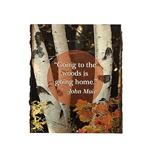 Buy Walnut Hollow InGrained Art with Bark Edge with to the Woods Phrase ...