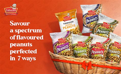 Jabsons Roasted Peanut Diffrent Flavours (pack Of 7) : Amazon.in ...