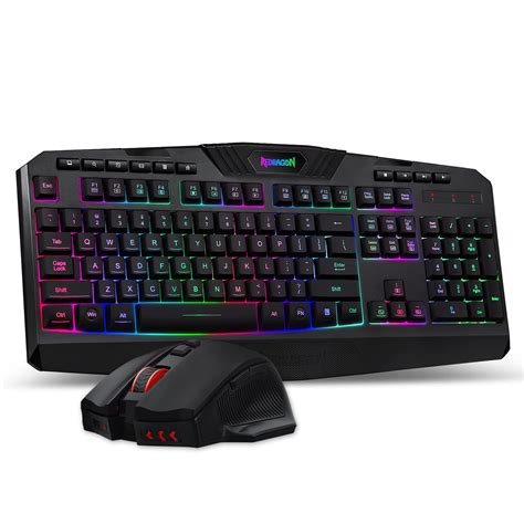 Buy Redragon S101 Wireless Gaming Keyboard and Mouse Combo, RGB LED ...