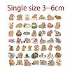 UJEAVETTE® 50x Cartoon Capybara Sticker Anime Decor Small for Card ...