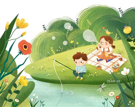 春天在哪里|插画|儿童插画|O大勇 - 原创作品 - 站酷 (ZCOOL)