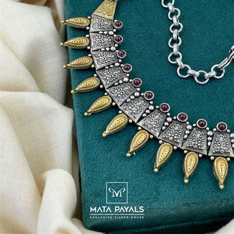 Dual Tone Temple Necklace – Matapayals