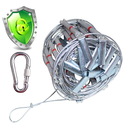 Buy Damai Escape Aluminum alloy steel wire rope ladder Emergency Fire ...