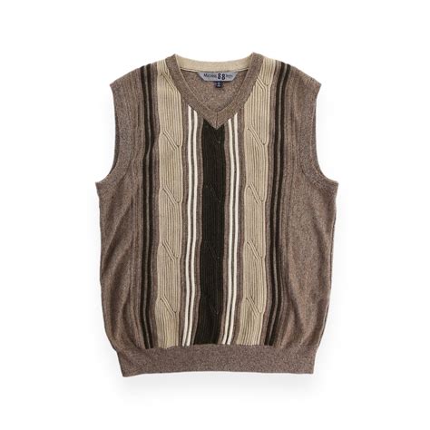 【COU】1990s front design knit vest -4037- | cv