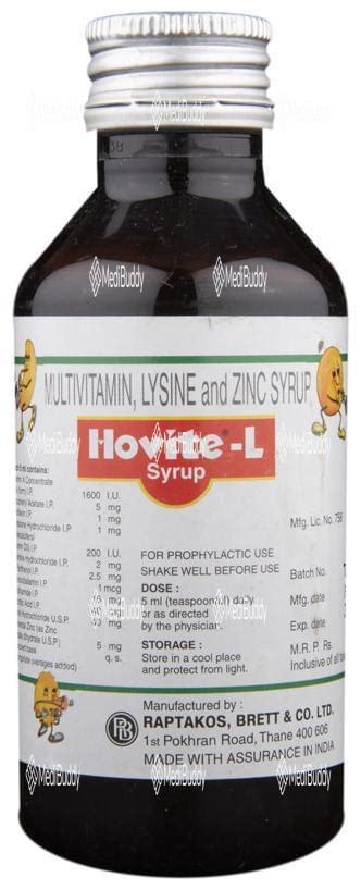Hovite-L Syrup: Price, Uses, Side Effects & How to Use - MediBuddy