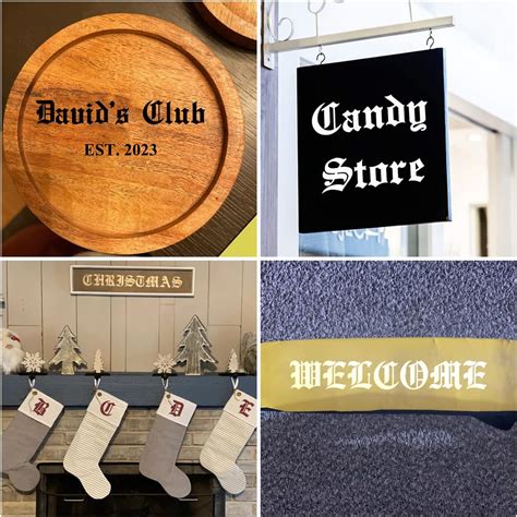 Plantillas de letras del alfabeto de 1 pulgada para pintar, paquete de ...