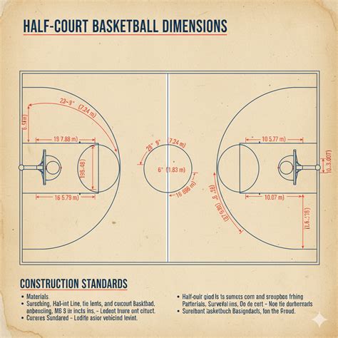 Half-Court Basketball DimensionsHalf-Court Basketball Dimensions ...