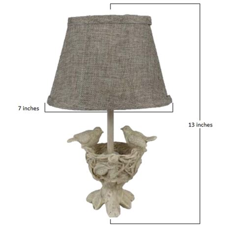 HomeRoots Two Birds and Nest Accent Lamp at Lowes.com