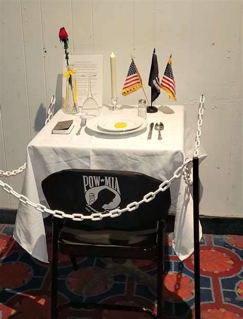 Pow Mia Ceremony Table Kit | Cabinets Matttroy