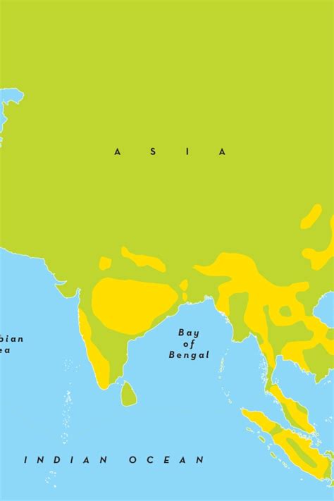 Bengal Tiger Habitat Map
