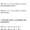 if A={x:x is a letter in the word "ASSASINATION"} and B={x:x is a ...