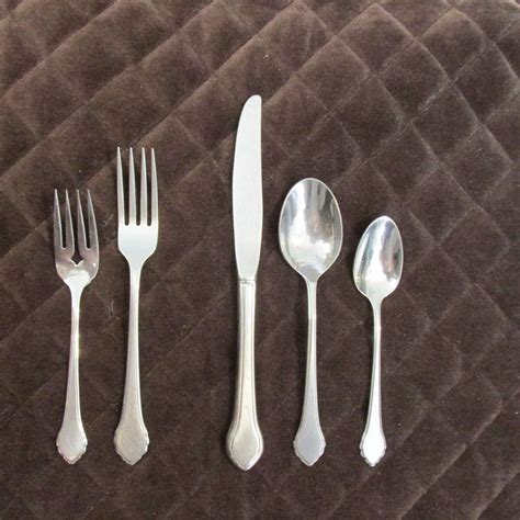 Oneida stainless usa flatware levi set of 6 silverware replacement ...