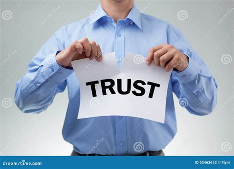 Broken trust stock photo. Image of concepts, agreement - 55463652