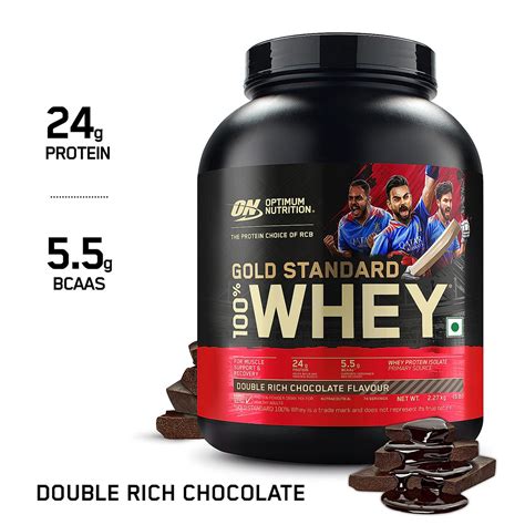 Gold Standard 100% Whey Protein Powder Double Rich Chocolate 5 lbs and