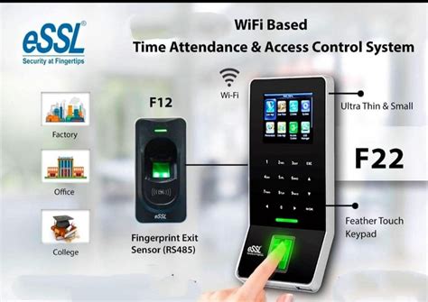 Essl WiFi Enabled Fingerprint Time Attendance Machine with Access ...