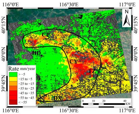 Surface Subsidence Characteristics and Causes in Beijing (China) before ...