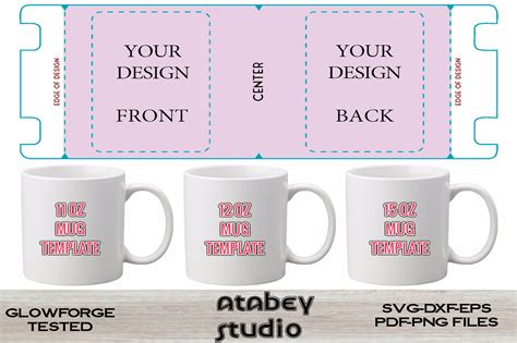 12 Oz Mug Sublimation Template Free Download