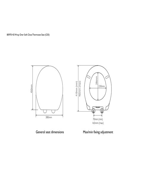 John Lewis Wrap-Over Toilet Seat, White