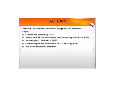 Image result for Bapi Sales Order