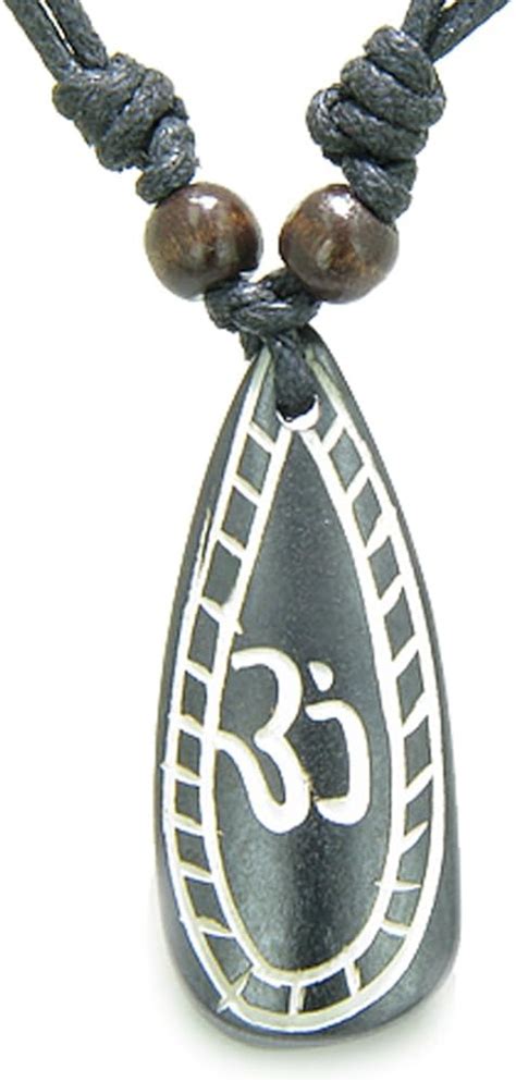 BestAmulets Amulet Original Tibetan OM Tear Drop Tag | Ubuy India