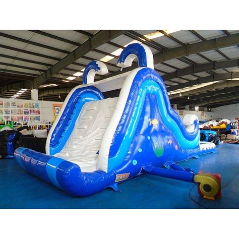 Backyard Inflatable Pool Slide