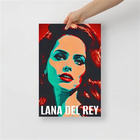 Lana Del Rey Poster, Lana Del Rey Print, Lana Del Rey Decor, Lana Del ...