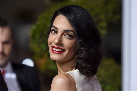 Amal Alamuddin Hair