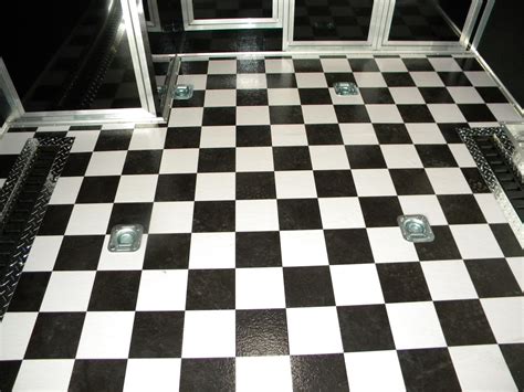 Linoleum Tiles Checkerboard