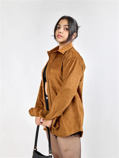 Buy Relaxed Fit Corduroy Shirt Online at Best Price | 5Feet11