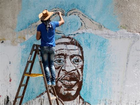 Artists Create Murals To Honour George Floyd