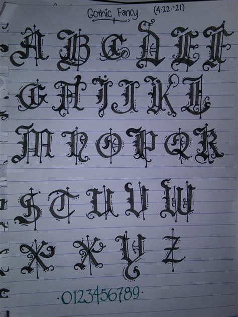 Image result for How to Write Gothic Calligraphy