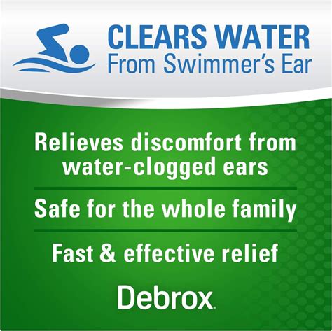 Debrox Swimmer's Ear Drying Drops 1 Fl Oz (Pack of 1) | Fast-Acting ...