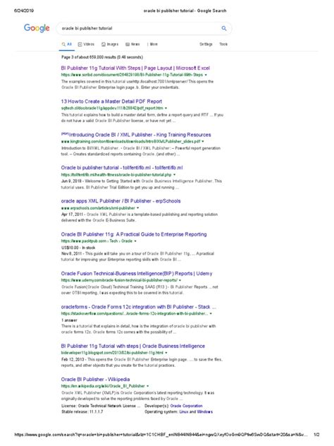 Image result for Oracle BI Publisher