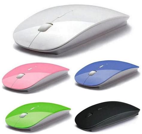 Ultra İnce Usb Bilgisayar Pc Dizüstü Masaüstü Kablosuz Mouse (beyaz ...