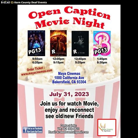 [Repost] Open Caption Movie Night Haunted Mansion - B-GLAD