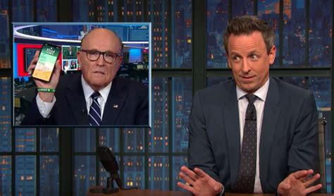 Seth Meyers Tries To Work Out Donald Trump's Impeachment "Conspiracy ...