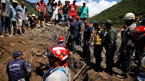 Crisis en Venezuela: la lluvia presiona labores de búsqueda en zona ...