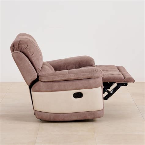 Buy (Refurbished) Dawson Fabric 2-Seater Recliner - Brown from Home ...