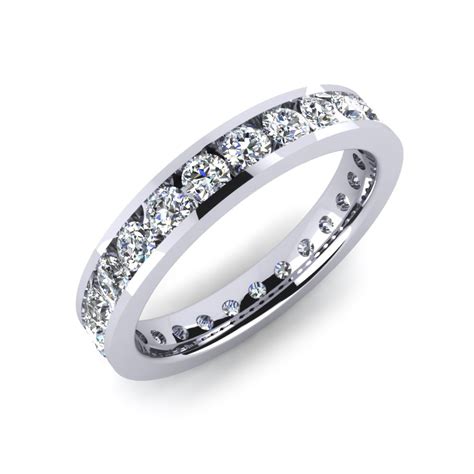 Order GLAMIRA Ring Carol in Round cut 1.75 Carat 950 Palladium Diamond ...
