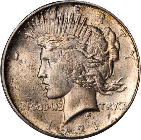 1921 Peace Silver Dollar. High Relief. MS-64 (PCGS).拍卖成交价格及图片- 芝麻开门收藏网