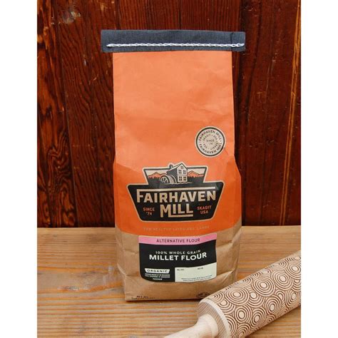 Amazon.com : Fairhaven Mill Organic Whole Grain Millet Flour - 2-lbs ...